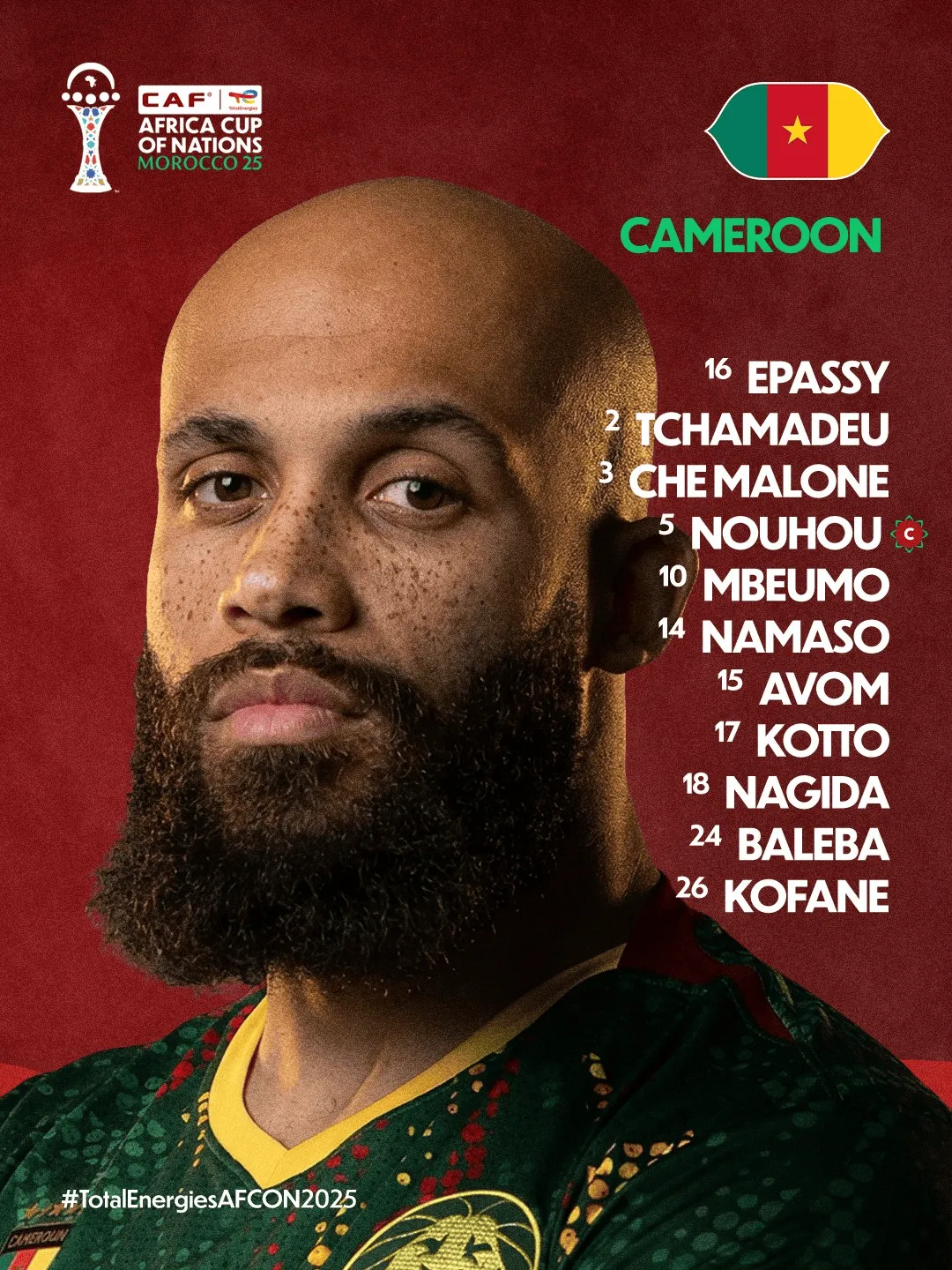 开云体育官网登录入口-喀麦隆vs摩洛哥首发：姆伯莫PK卜拉欣，阿什拉夫出战